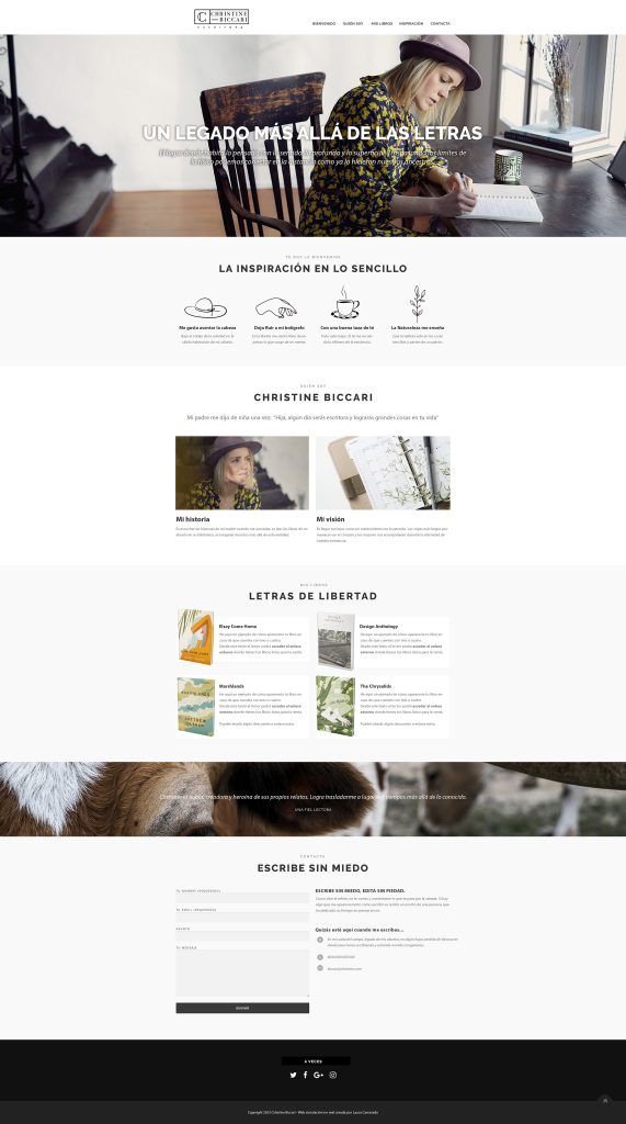 Creación de tu página web como autor