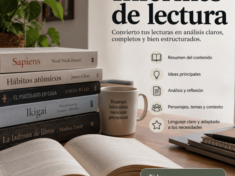 INFORME DE LECTURA Y MEMORIAS